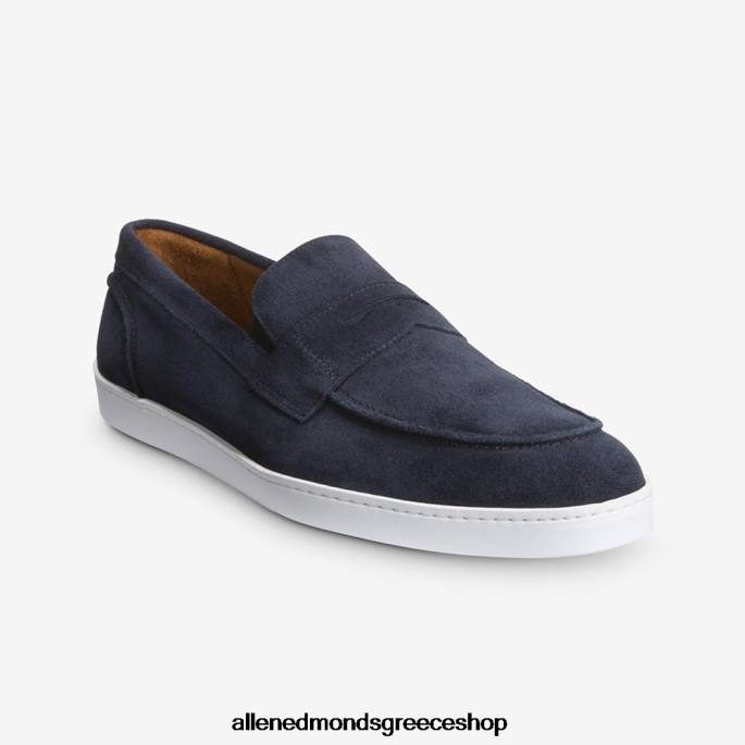 άνδρες Allen Edmonds randolph slip-on sneaker ναυτικό σουέτ DFSD518