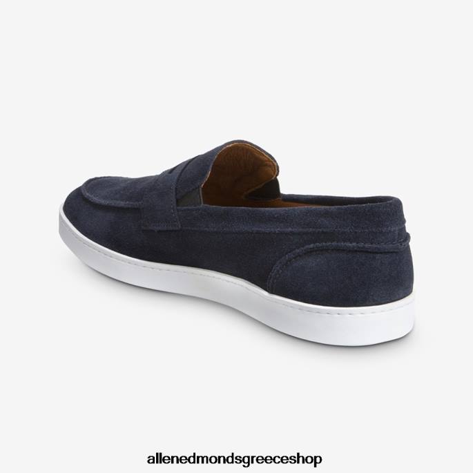 άνδρες Allen Edmonds randolph slip-on sneaker ναυτικό σουέτ DFSD518