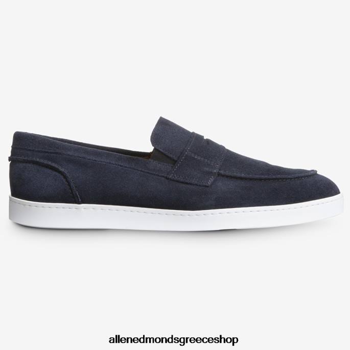 άνδρες Allen Edmonds randolph slip-on sneaker ναυτικό σουέτ DFSD518