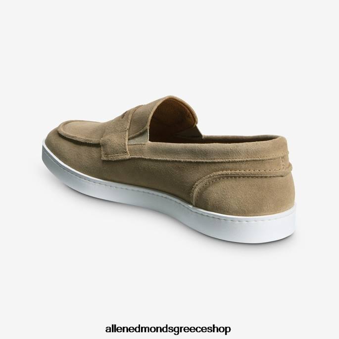 άνδρες Allen Edmonds randolph slip-on suede sneaker κοκάλινο σουέτ DFSD522