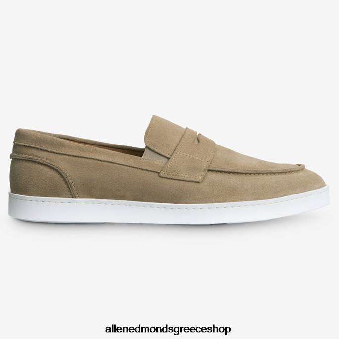 άνδρες Allen Edmonds randolph slip-on suede sneaker κοκάλινο σουέτ DFSD522