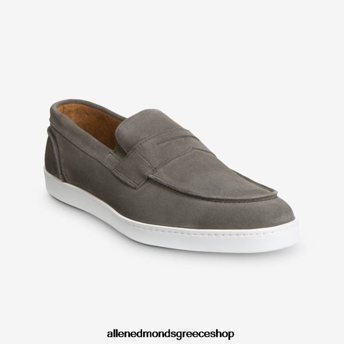 άνδρες Allen Edmonds randolph slip-on suede sneaker γκρι σουέτ DFSD5270