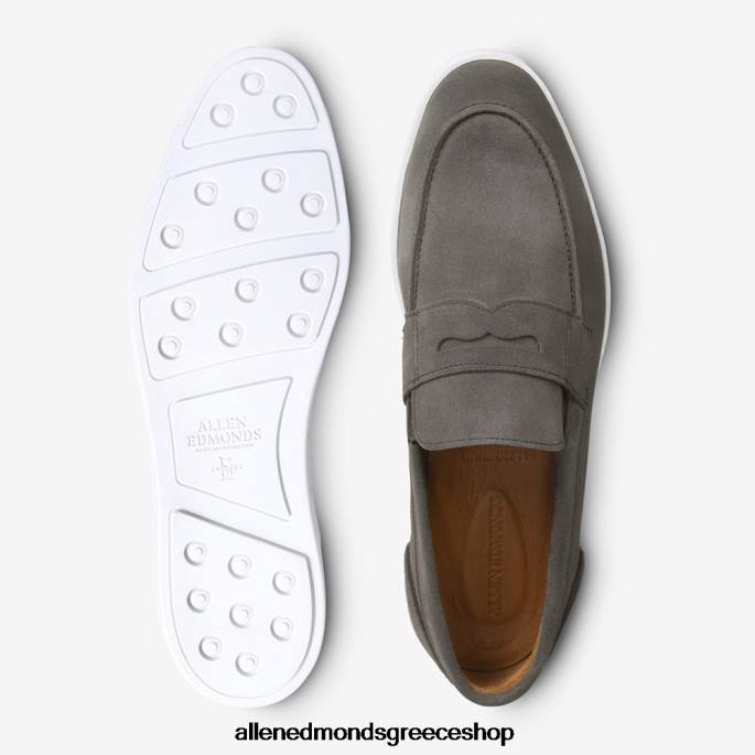 άνδρες Allen Edmonds randolph slip-on suede sneaker γκρι σουέτ DFSD5270