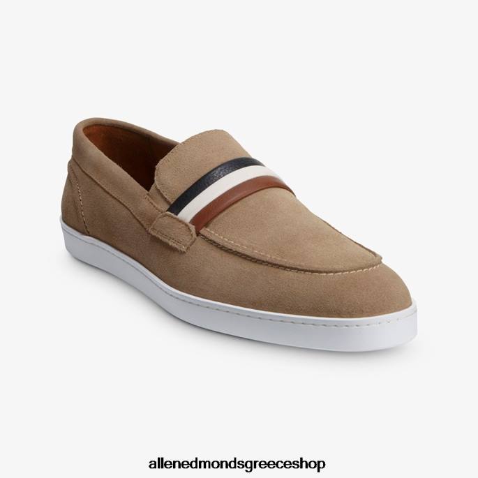 άνδρες Allen Edmonds randolph slip-on suede sneaker signature κοκάλινο σουέτ DFSD5268