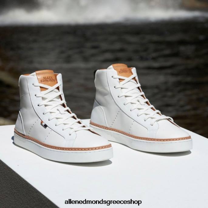 άνδρες Allen Edmonds άλφα ψηλό sneaker άσπρο DFSD5432