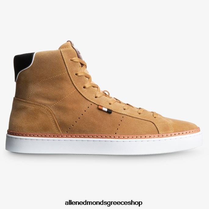 άνδρες Allen Edmonds άλφα ψηλό sneaker μαύρισμα σουέτ DFSD597