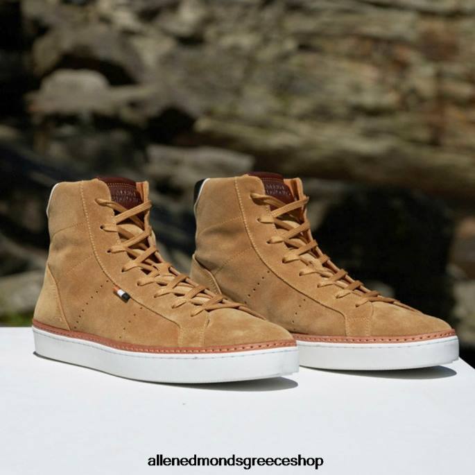 άνδρες Allen Edmonds άλφα ψηλό sneaker μαύρισμα σουέτ DFSD597