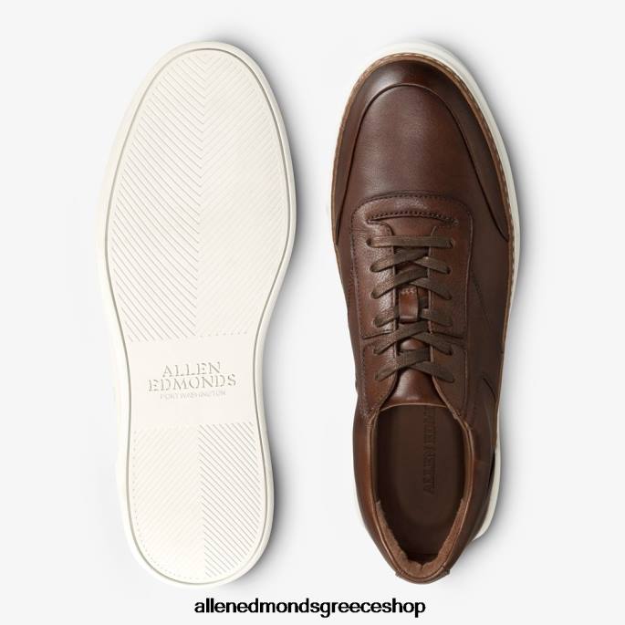 άνδρες Allen Edmonds sneaker με κορδόνια burke σκούρο καφέ DFSD5372