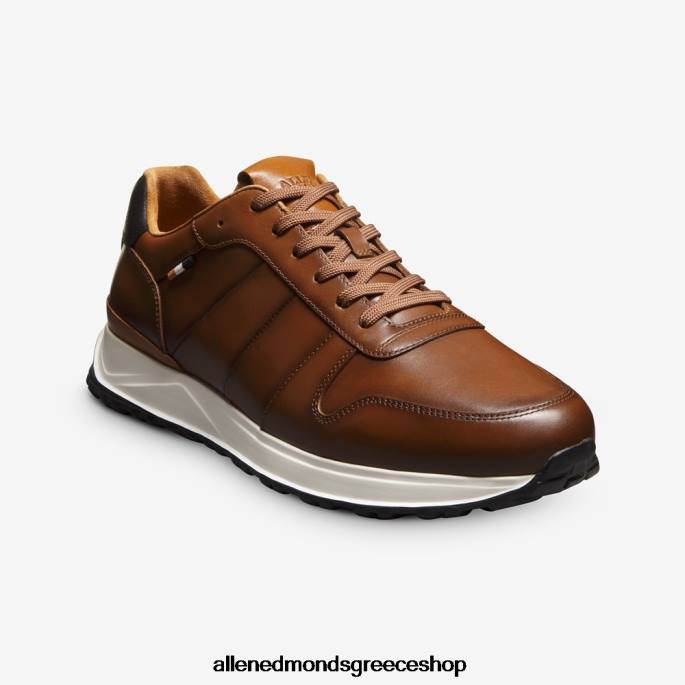 άνδρες Allen Edmonds sneaker με κορδόνια lawson δέρμα καστανιάς DFSD5335