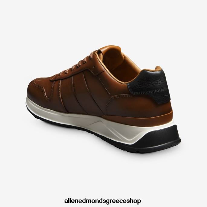 άνδρες Allen Edmonds sneaker με κορδόνια lawson δέρμα καστανιάς DFSD5335