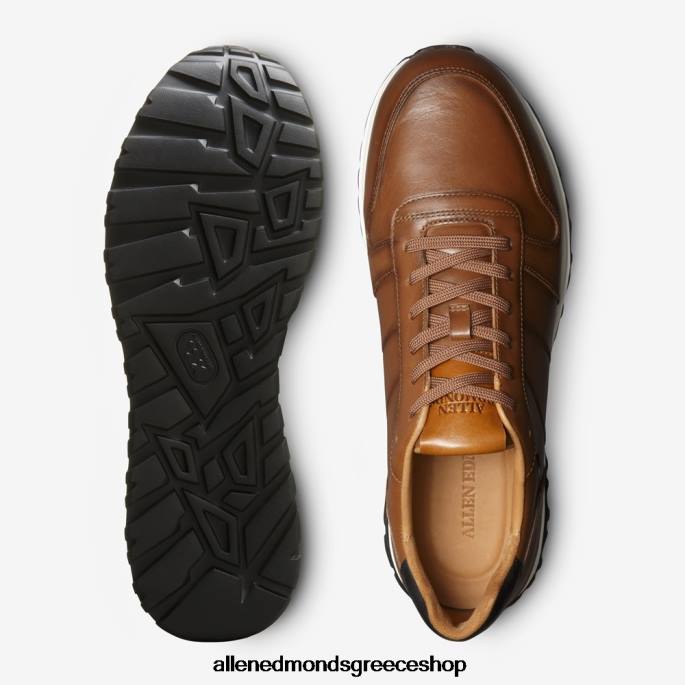 άνδρες Allen Edmonds sneaker με κορδόνια lawson δέρμα καστανιάς DFSD5335