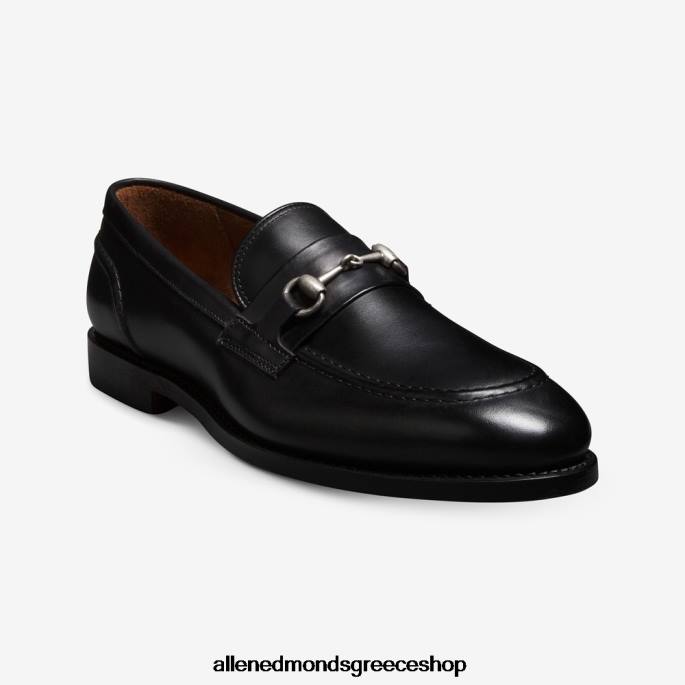 άνδρες Allen Edmonds randolph bit loafer μαύρο δέρμα DFSD57