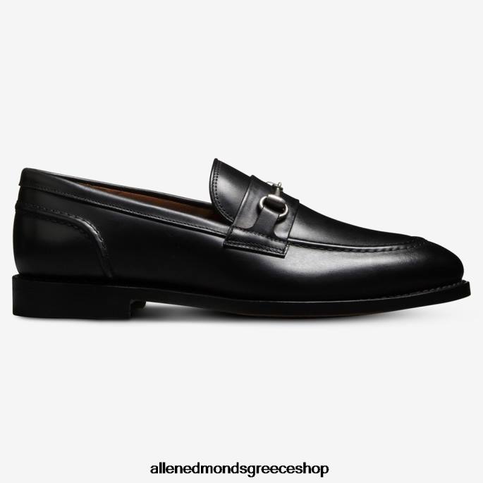 άνδρες Allen Edmonds randolph bit loafer μαύρο δέρμα DFSD57