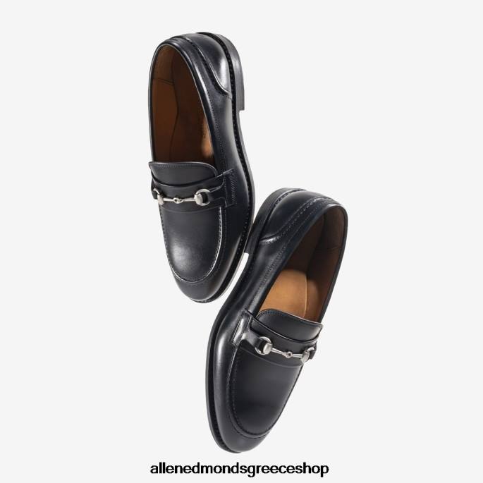 άνδρες Allen Edmonds randolph bit loafer μαύρο δέρμα DFSD57