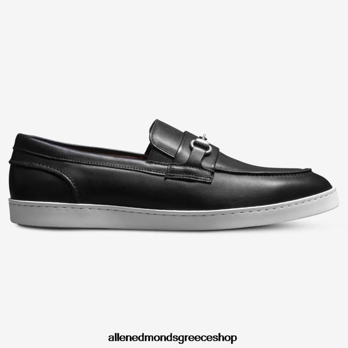 άνδρες Allen Edmonds randolph bit slip-on sneaker μαύρο δέρμα DFSD5205