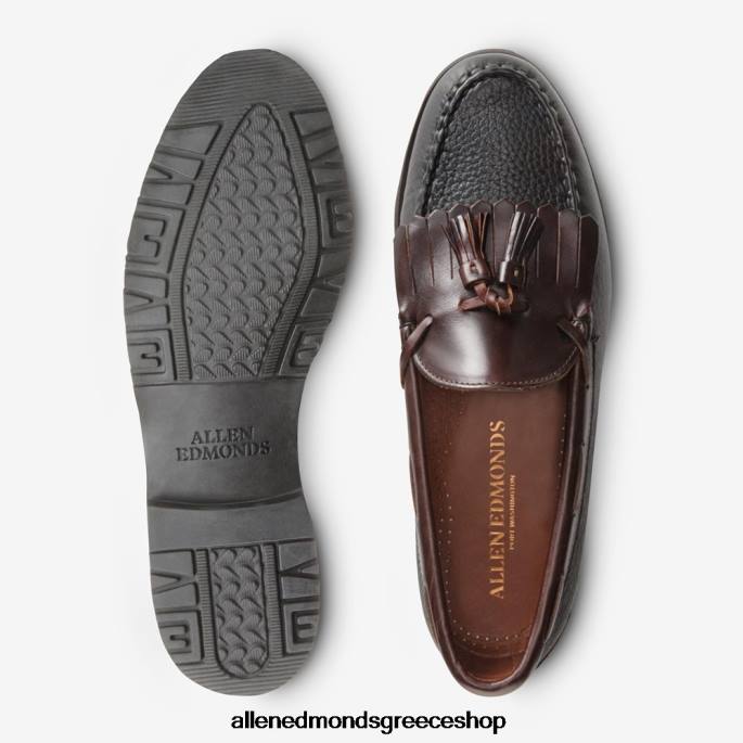 άνδρες Allen Edmonds loafer με φούντα nashua μαύρο καφέ DFSD5440