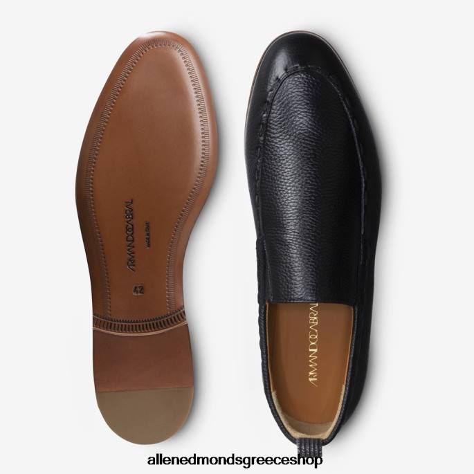 άνδρες Allen Edmonds casual loafer bula από τον armando cabral μαύρος DFSD5463