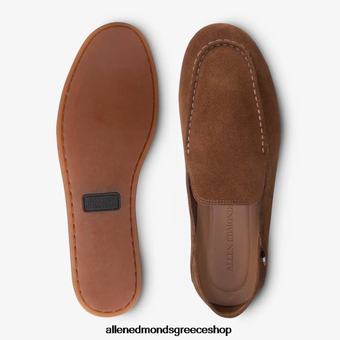 άνδρες Allen Edmonds scardale slip-on loafer χυμός καφέ DFSD5422