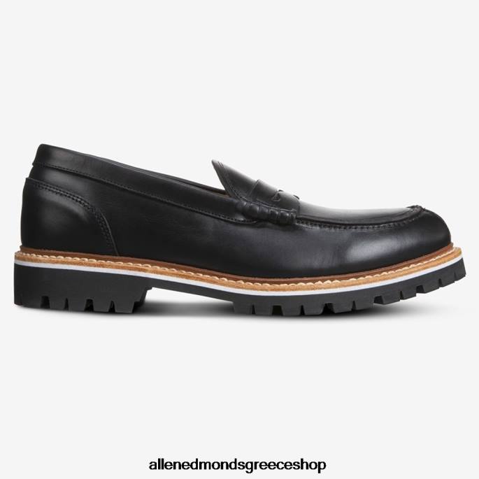 άνδρες Allen Edmonds freeport signature penny loafer μαύρο δέρμα DFSD586