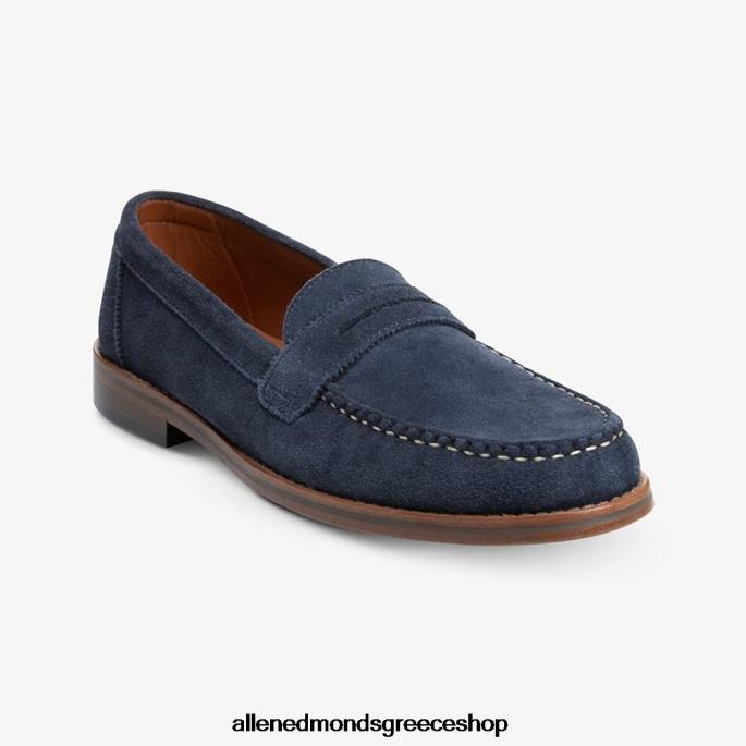 άνδρες Allen Edmonds loafer ντύλαν πένα ναυτικό σουέτ DFSD5350