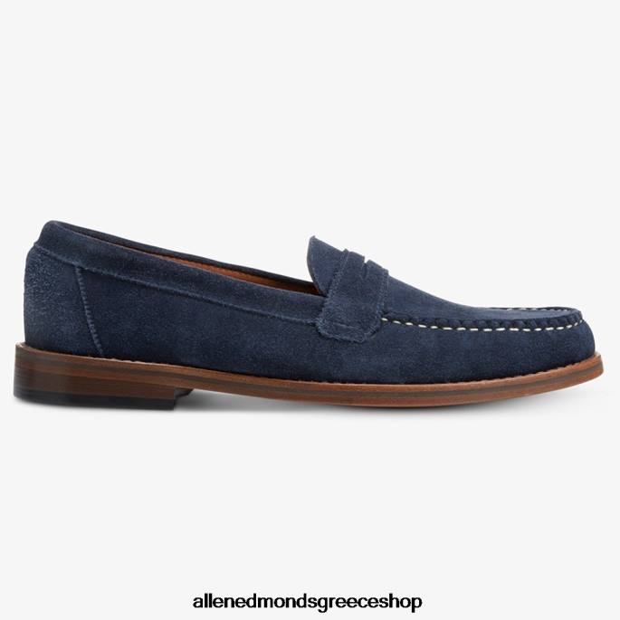 άνδρες Allen Edmonds loafer ντύλαν πένα ναυτικό σουέτ DFSD5350