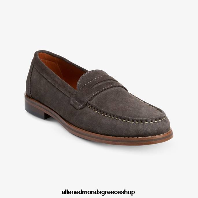 άνδρες Allen Edmonds loafer ντύλαν πένα γκρι σουέτ DFSD5351