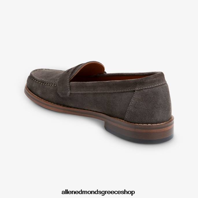 άνδρες Allen Edmonds loafer ντύλαν πένα γκρι σουέτ DFSD5351