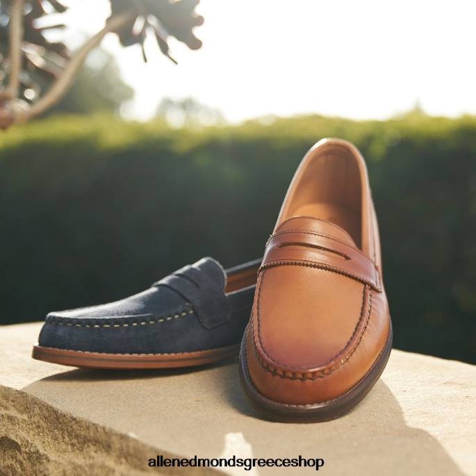 άνδρες Allen Edmonds loafer ντύλαν πένα καρυδιά καφέ DFSD557