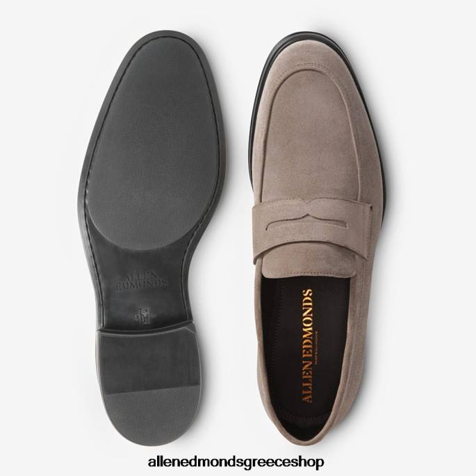 άνδρες Allen Edmonds loafer από σουέτ σαλέρνο γκρί DFSD599