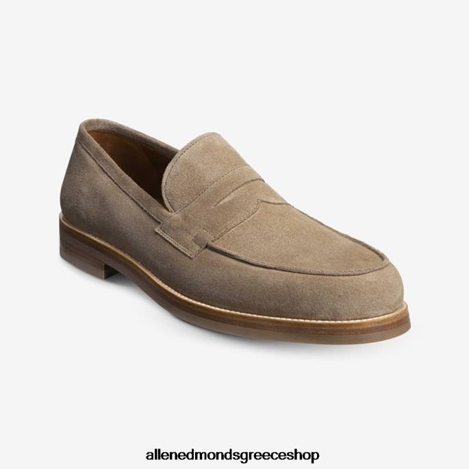 άνδρες Allen Edmonds loafer πένας newton γκρι σουέντ DFSD5382