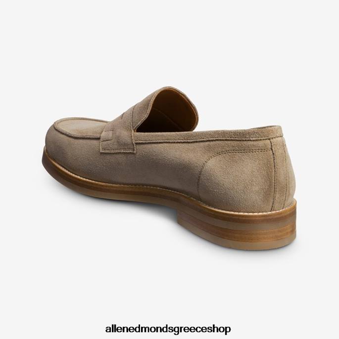 άνδρες Allen Edmonds loafer πένας newton γκρι σουέντ DFSD5382