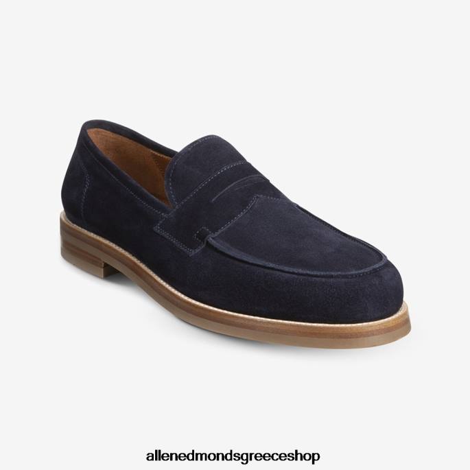 άνδρες Allen Edmonds loafer πένας newton ναυτικό σουέτ DFSD5384