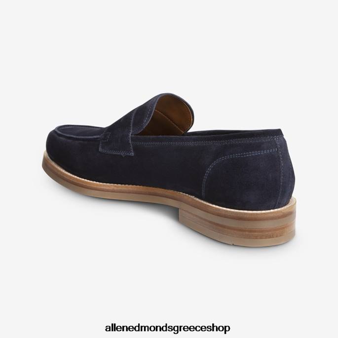 άνδρες Allen Edmonds loafer πένας newton ναυτικό σουέτ DFSD5384