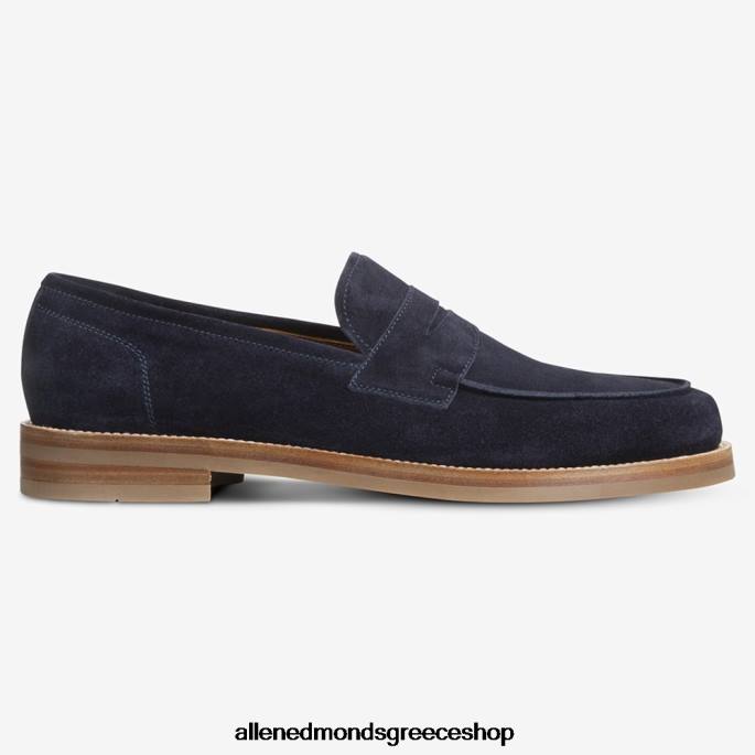 άνδρες Allen Edmonds loafer πένας newton ναυτικό σουέτ DFSD5384