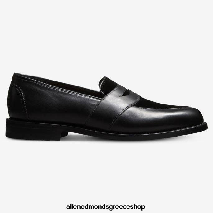 άνδρες Allen Edmonds αργόσχολο randolph penny Μαύρο βελούδο DFSD517