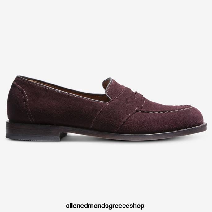 άνδρες Allen Edmonds αργόσχολο randolph penny μπορντό σουέτ DFSD535