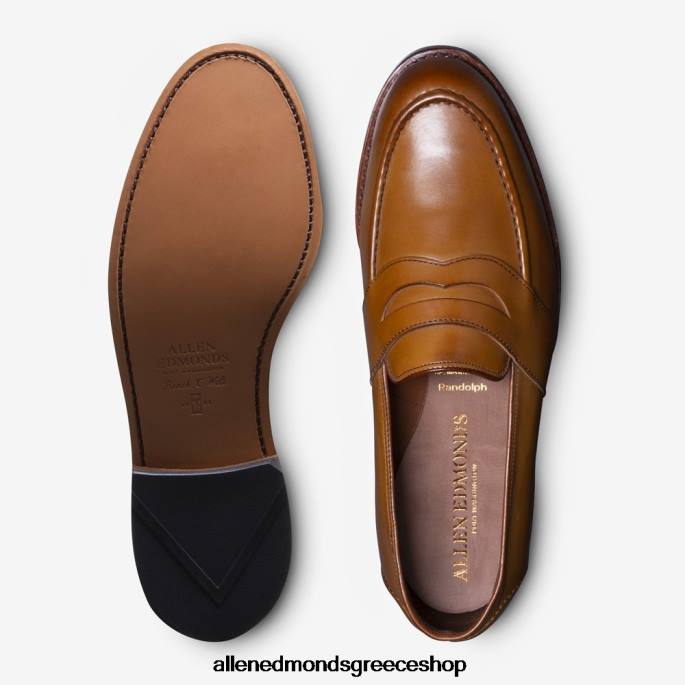 άνδρες Allen Edmonds αργόσχολο randolph penny καρυδιά καφέ DFSD592