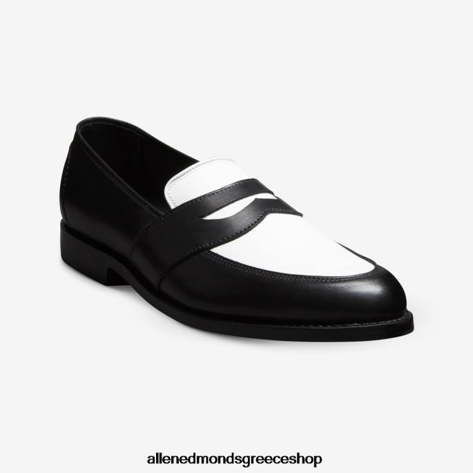 άνδρες Allen Edmonds randolph spectator penny loafer μαύρο/άσπρο δέρμα DFSD5170