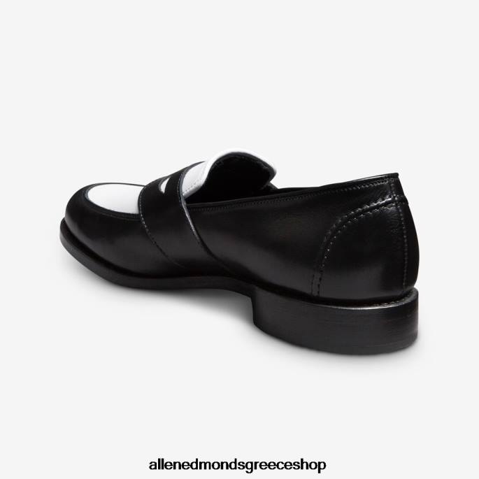 άνδρες Allen Edmonds randolph spectator penny loafer μαύρο/άσπρο δέρμα DFSD5170