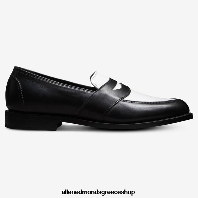 άνδρες Allen Edmonds randolph spectator penny loafer μαύρο/άσπρο δέρμα DFSD5170