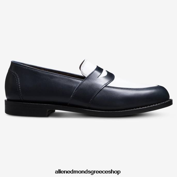 άνδρες Allen Edmonds randolph spectator penny loafer ναυτικό/λευκό δέρμα DFSD5171