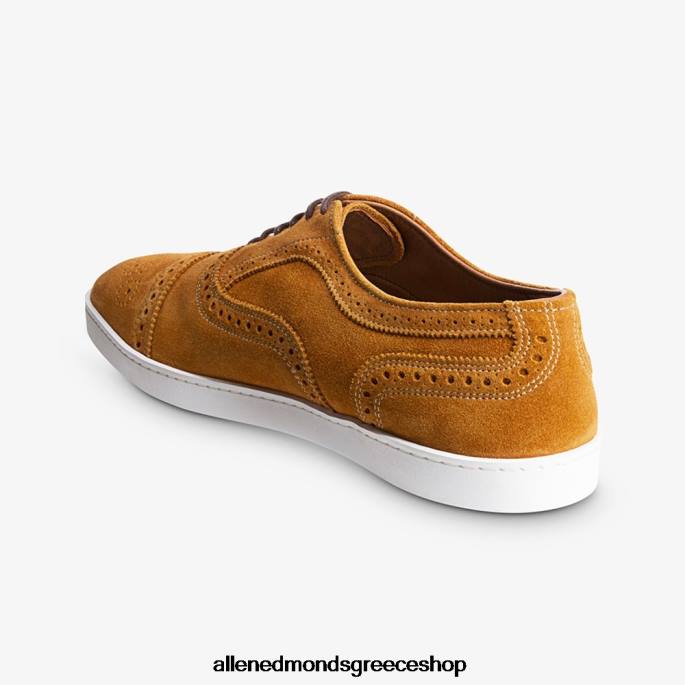 άνδρες Allen Edmonds Strand oxford sneaker σουέτ κουρκουμά DFSD513