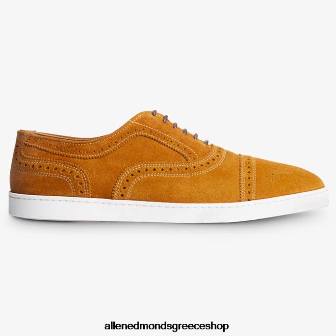 άνδρες Allen Edmonds Strand oxford sneaker σουέτ κουρκουμά DFSD513