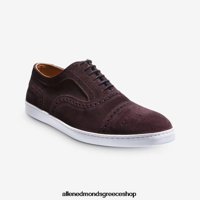 άνδρες Allen Edmonds Strand oxford sneaker μπορντό σουέτ DFSD5242