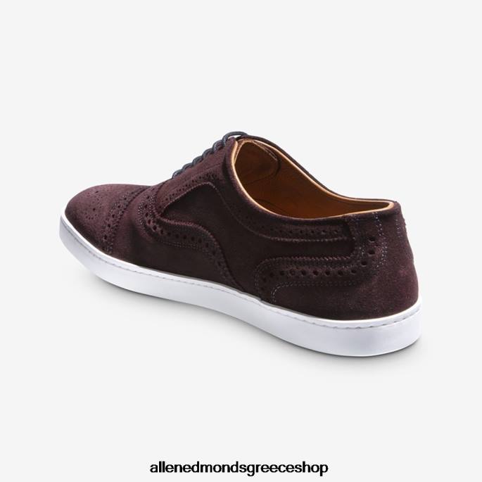 άνδρες Allen Edmonds Strand oxford sneaker μπορντό σουέτ DFSD5242