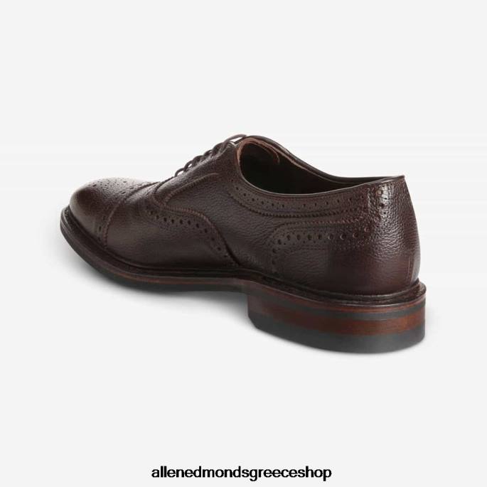 άνδρες Allen Edmonds Strandmok ανθεκτικό στις καιρικές συνθήκες oxford με σόλα από καουτσούκ dainite καφέ σιτάρι DFSD511