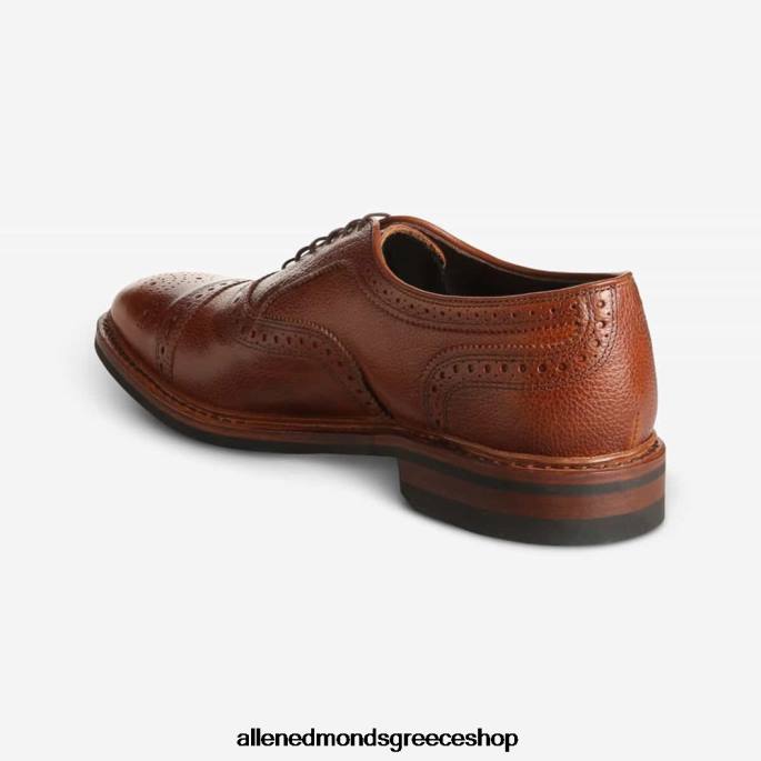 άνδρες Allen Edmonds Strandmok ανθεκτικό στις καιρικές συνθήκες oxford με σόλα από καουτσούκ dainite μαύρισμα κόκκος DFSD5233