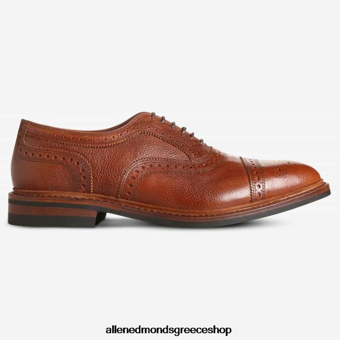 άνδρες Allen Edmonds Strandmok ανθεκτικό στις καιρικές συνθήκες oxford με σόλα από καουτσούκ dainite μαύρισμα κόκκος DFSD5233