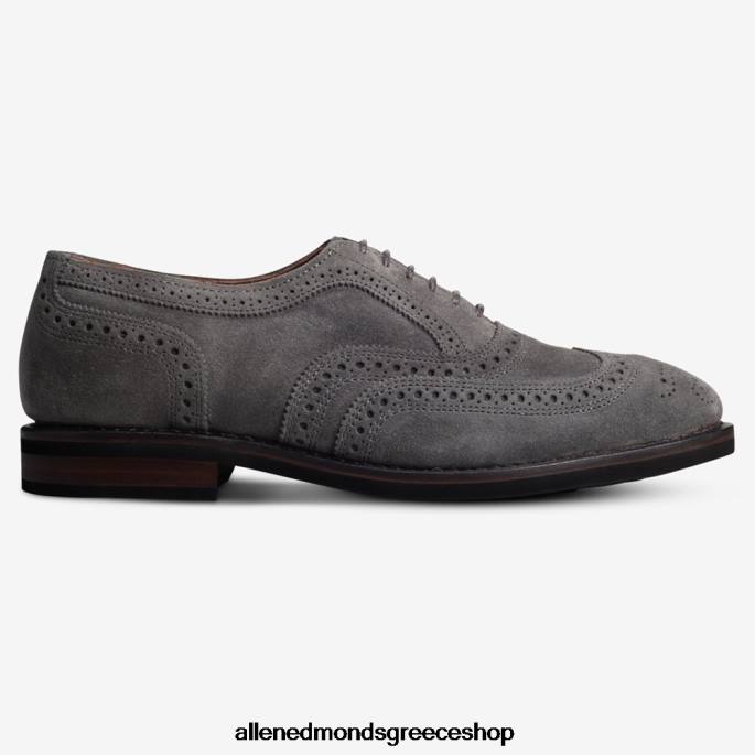 άνδρες Allen Edmonds neumok καστόρι φτερό oxford γκρί DFSD5442