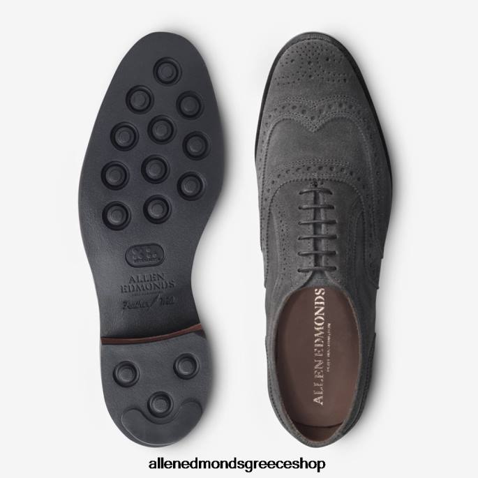 άνδρες Allen Edmonds neumok καστόρι φτερό oxford γκρί DFSD5442